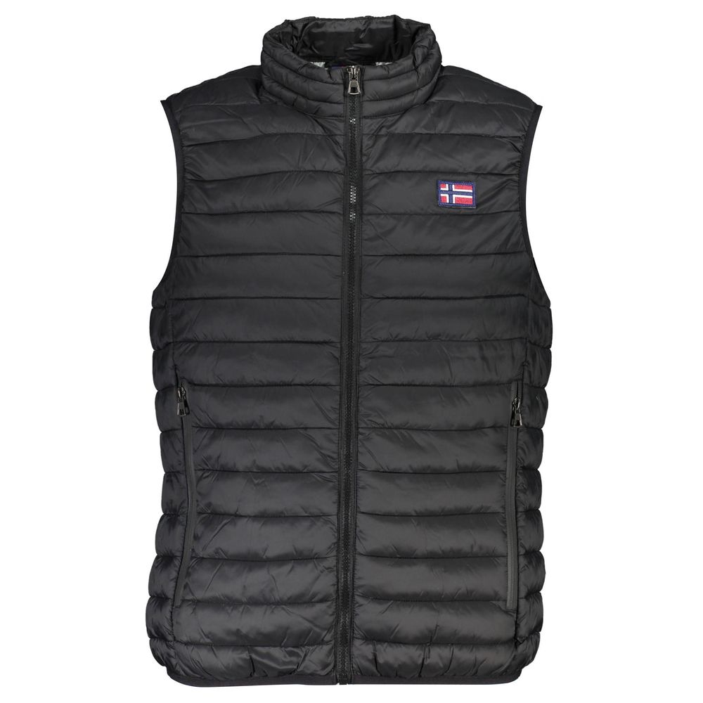 Norway 1963 Schwarze Herrenjacke aus Polyamid