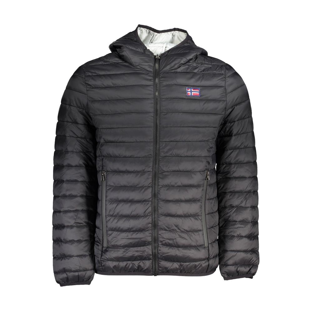 Norway 1963 Schwarze Herrenjacke aus Polyamid