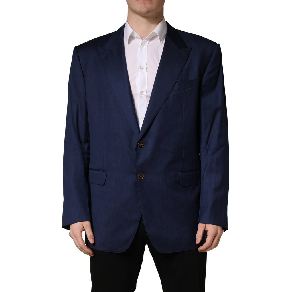 Dolce & Gabbana Blaues Sakko mit 2 Knöpfen