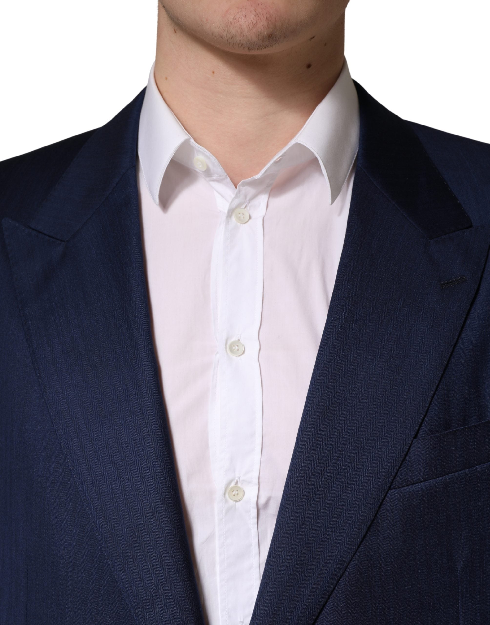 Dolce & Gabbana Blaues Sakko mit 2 Knöpfen