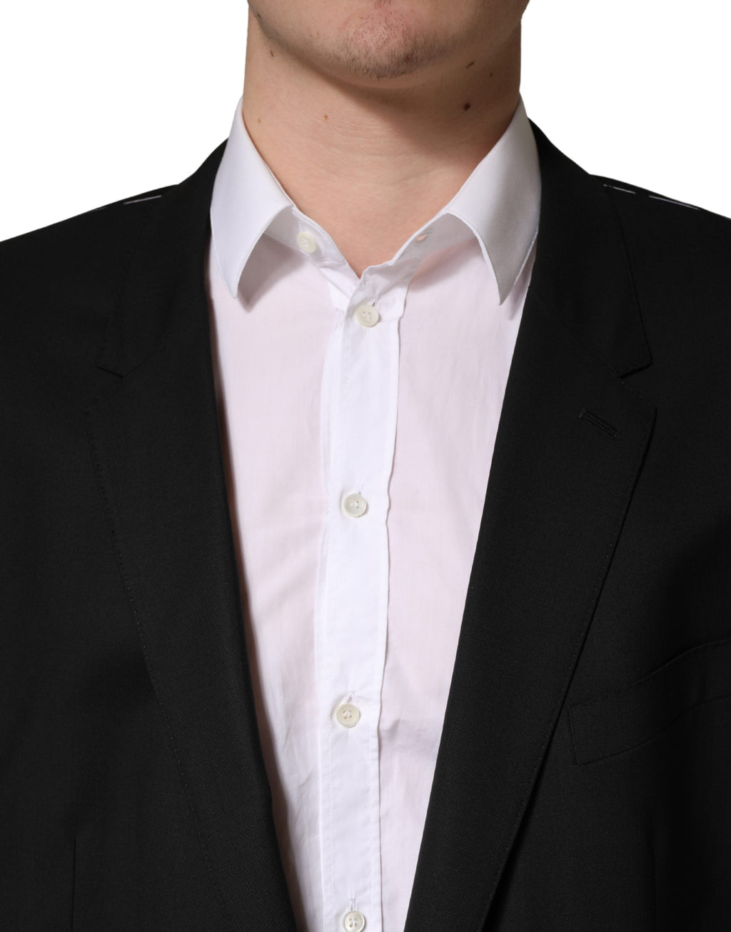 Dolce & Gabbana Schwarzer Sakko mit 2 Knöpfen