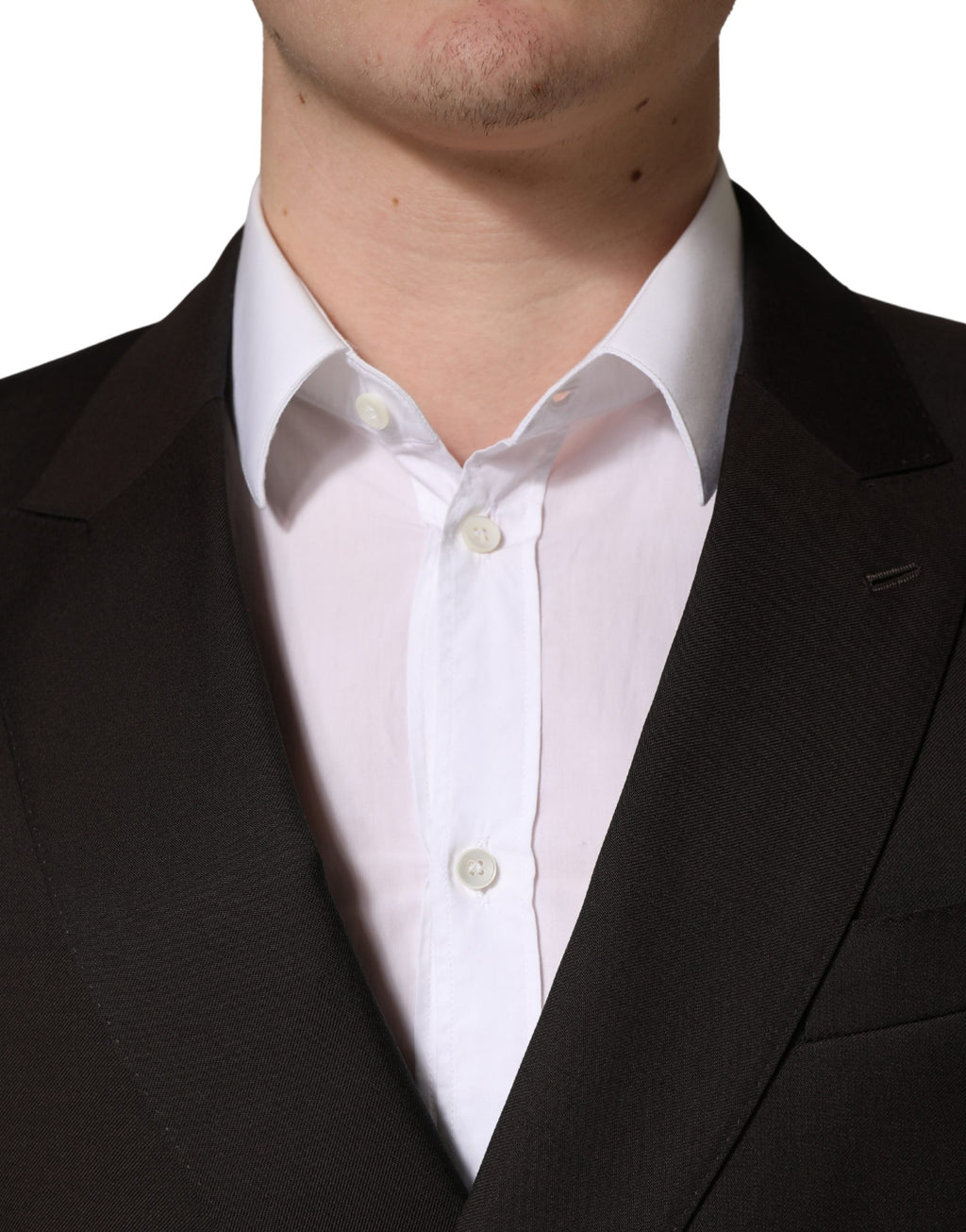 Dolce & Gabbana Dunkelviolette Woll-Sakko mit Doppelreihenknöpfen