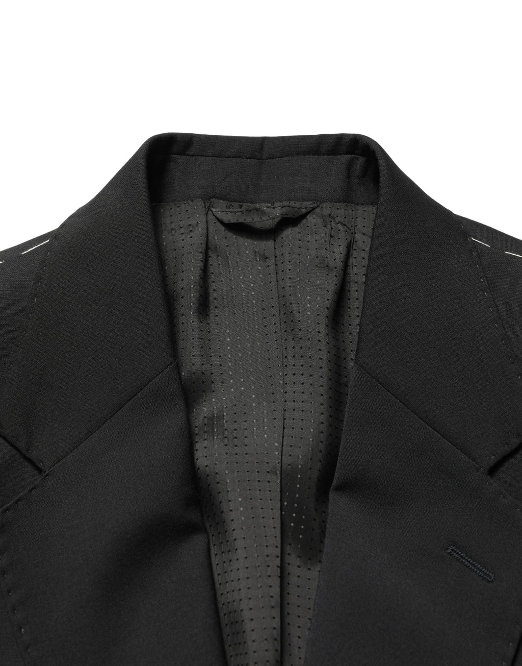 Dolce & Gabbana Schwarze Polyester-Sakko für Herren mit 2 Knöpfen