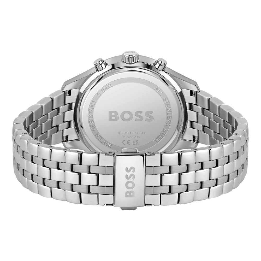 Hugo Boss Graue Edelstahl-Dresswatch