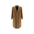 Saint Laurent Brauner Wollmantel