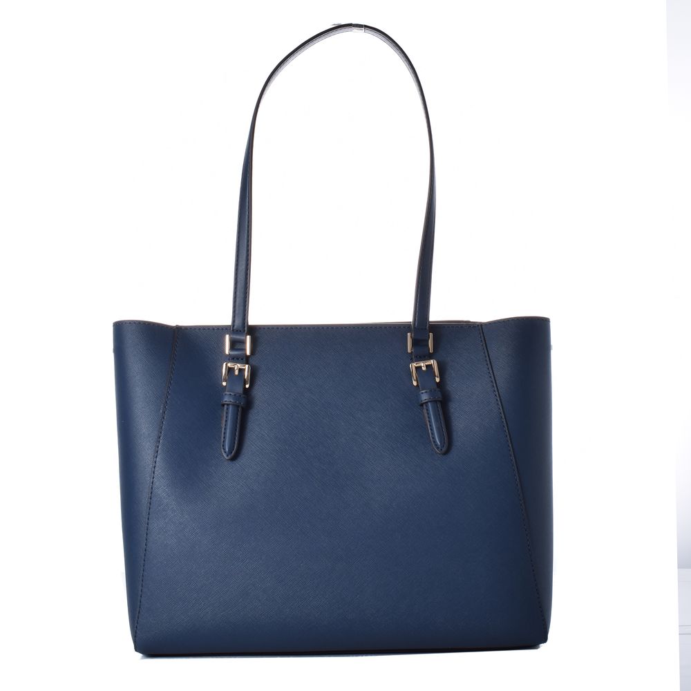 Michael Kors Blaue Ledertasche