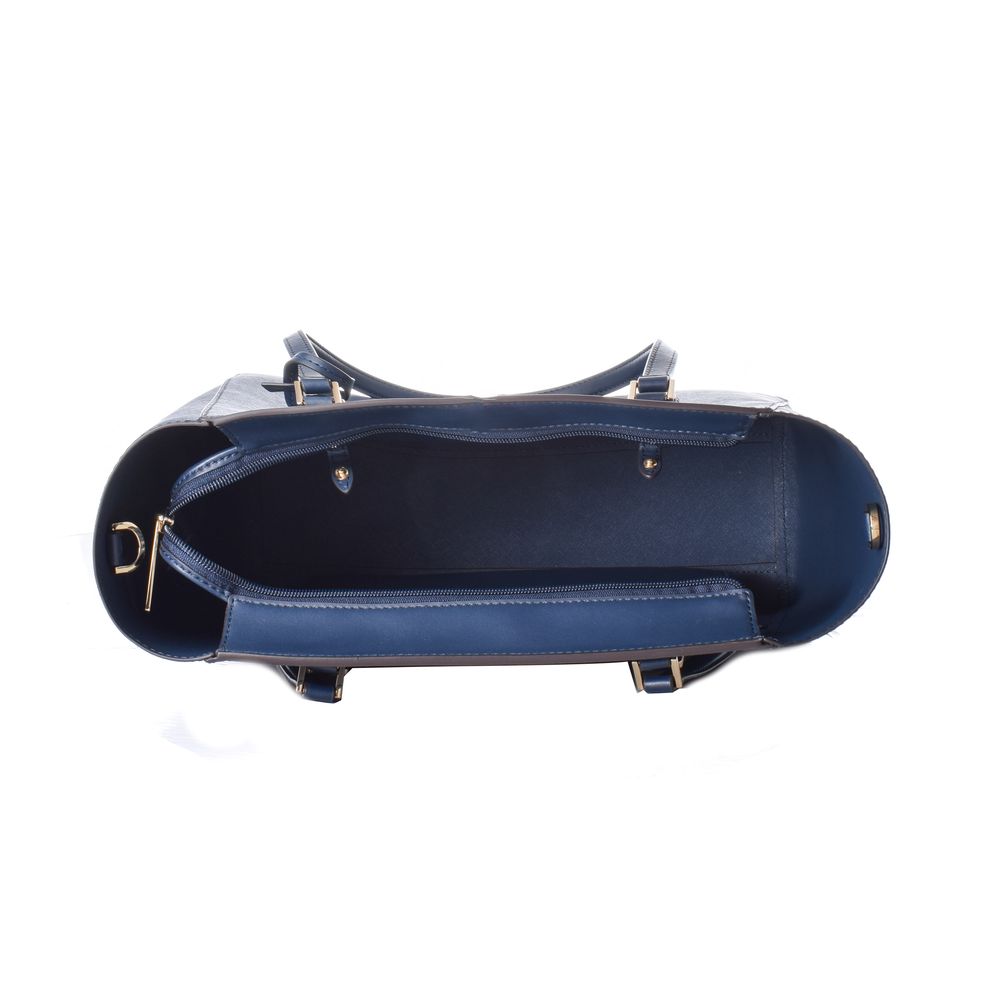 Michael Kors Blaue Ledertasche