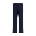 Burberry Blaue Baumwoll-Chino-Hose