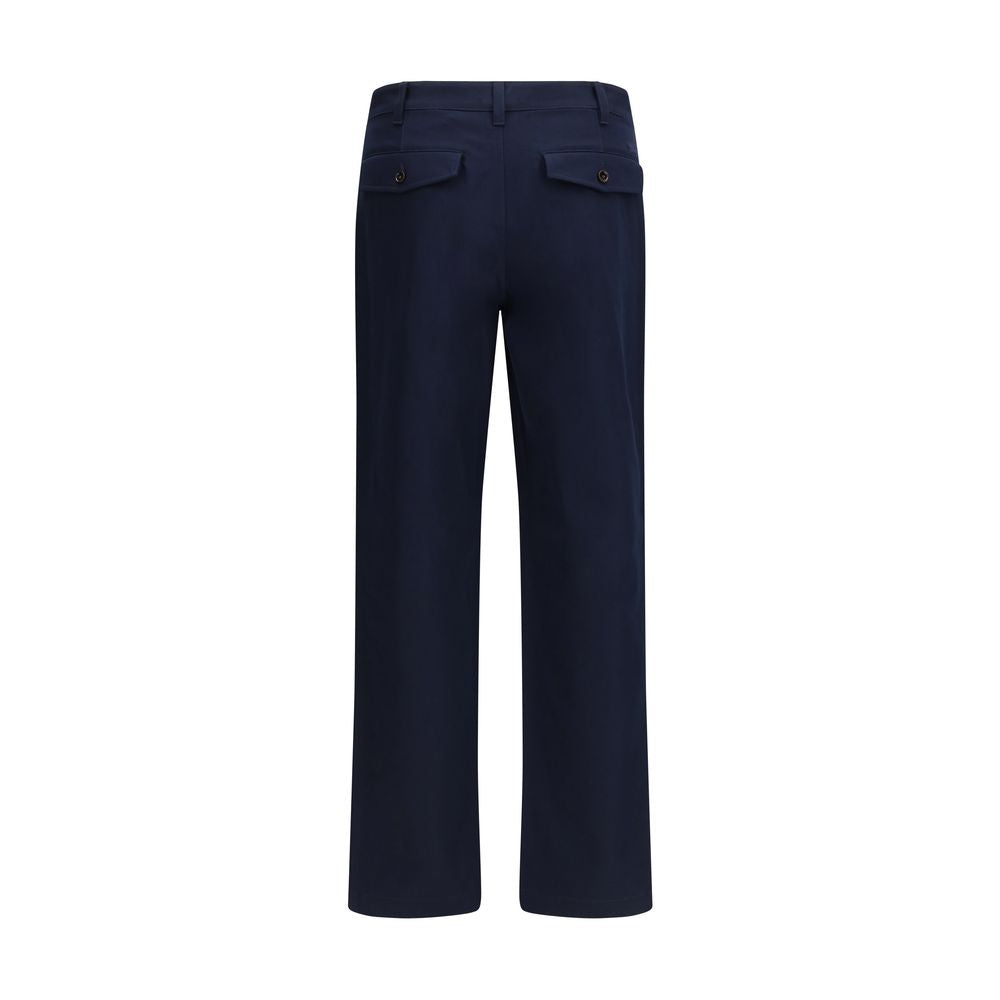 Burberry Blaue Baumwoll-Chino-Hose