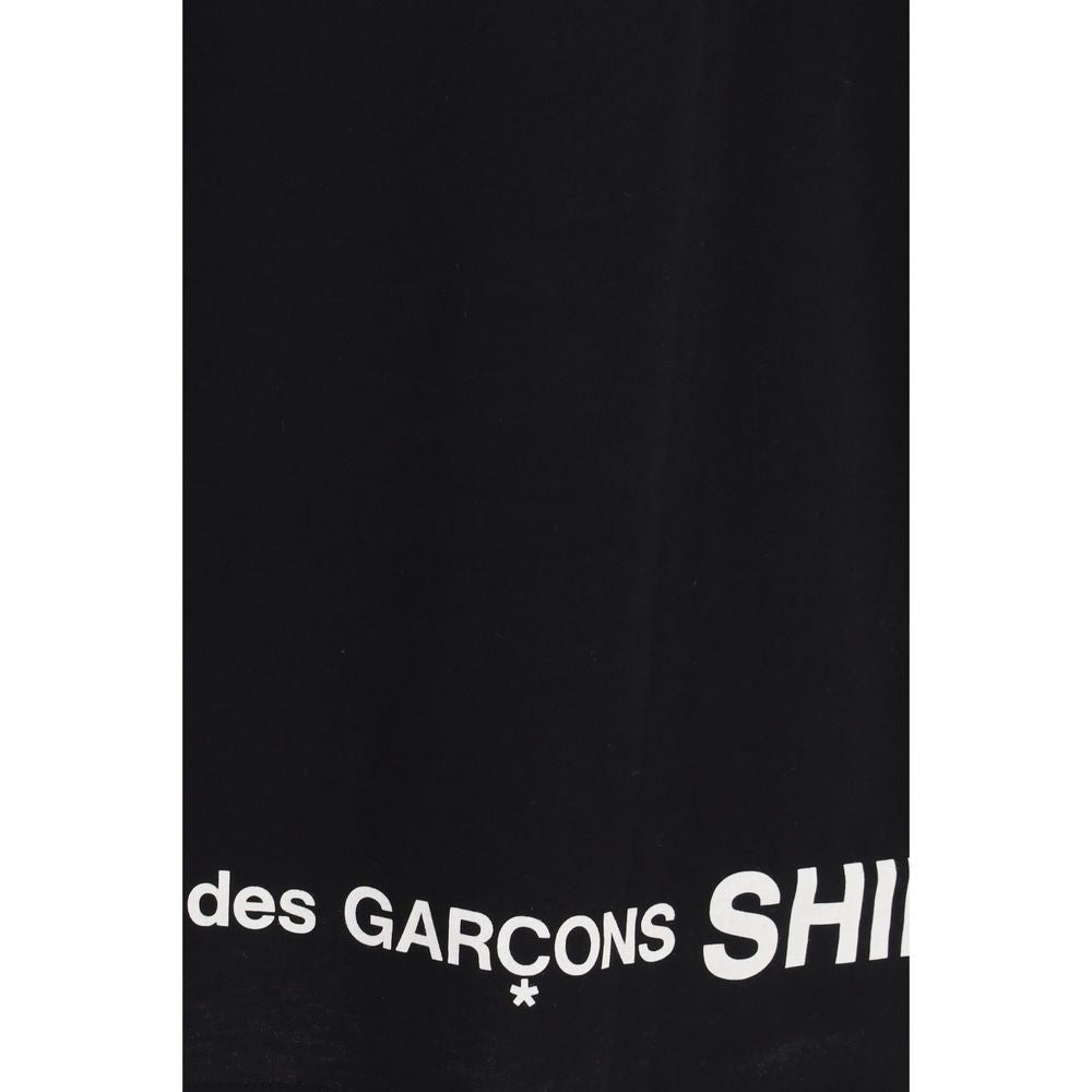 Comme Des Garçons Schwarzes Baumwoll-T-Shirt