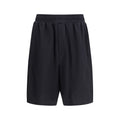 Y-3 Schwarze Bermuda-Shorts aus Polyester