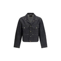 Lemaire Schwarze Baumwoll-Denimjacke