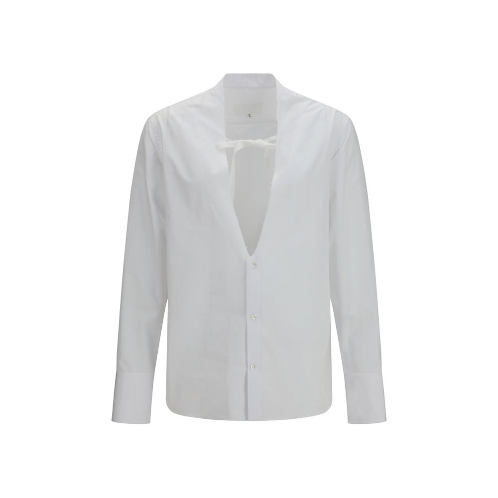 Maison Margiela Weißes Baumwollhemd