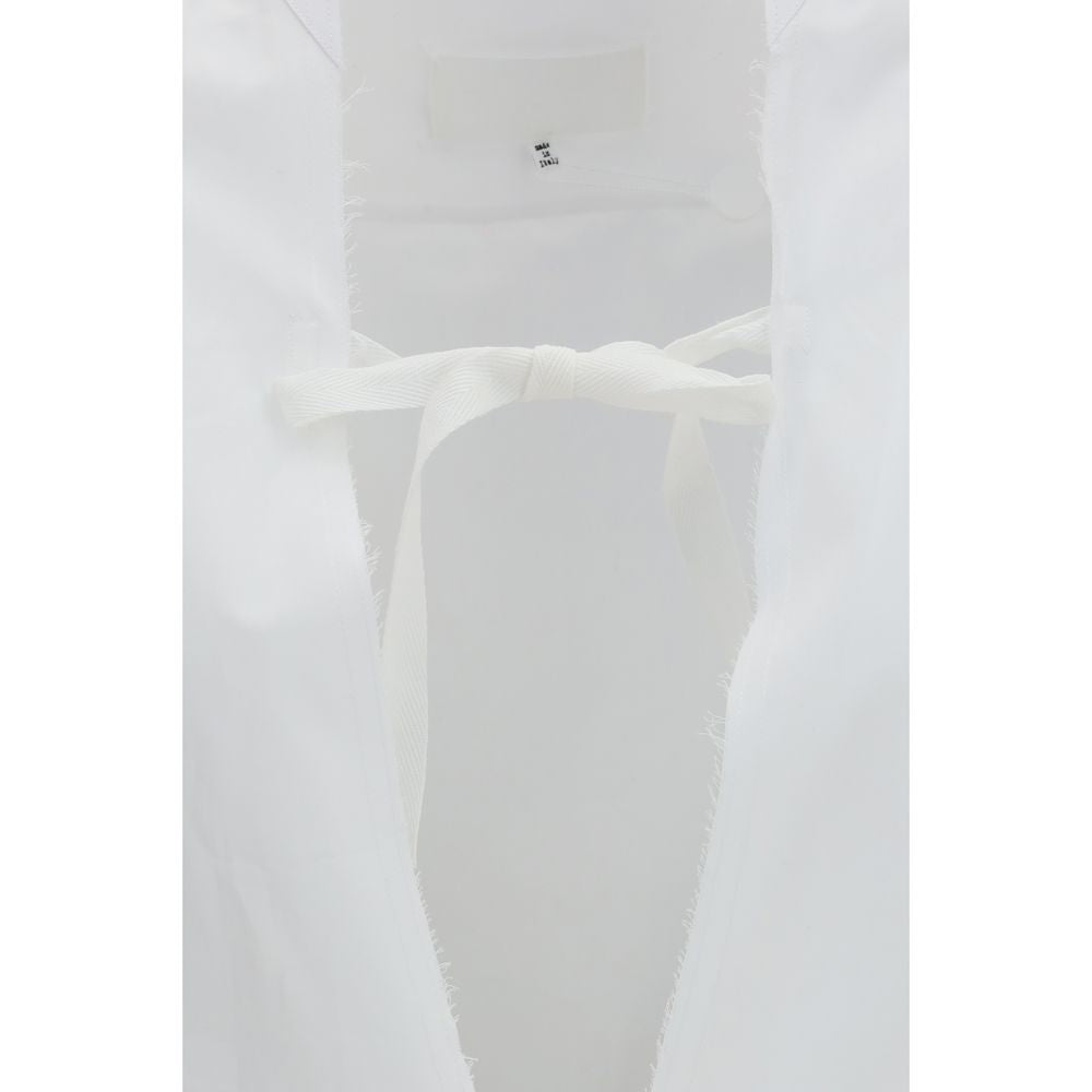 Maison Margiela Weißes Baumwollhemd
