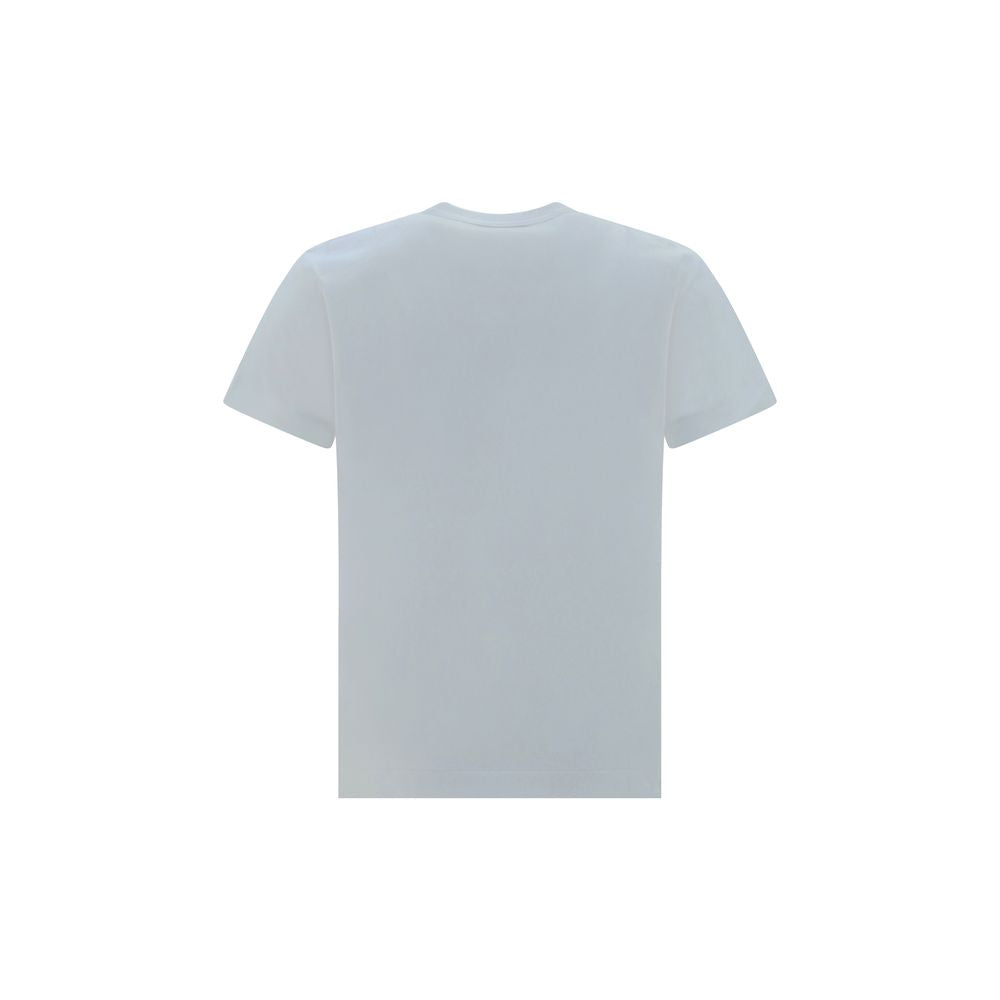 Comme Des Garçons Play Weißes Baumwoll-T-Shirt