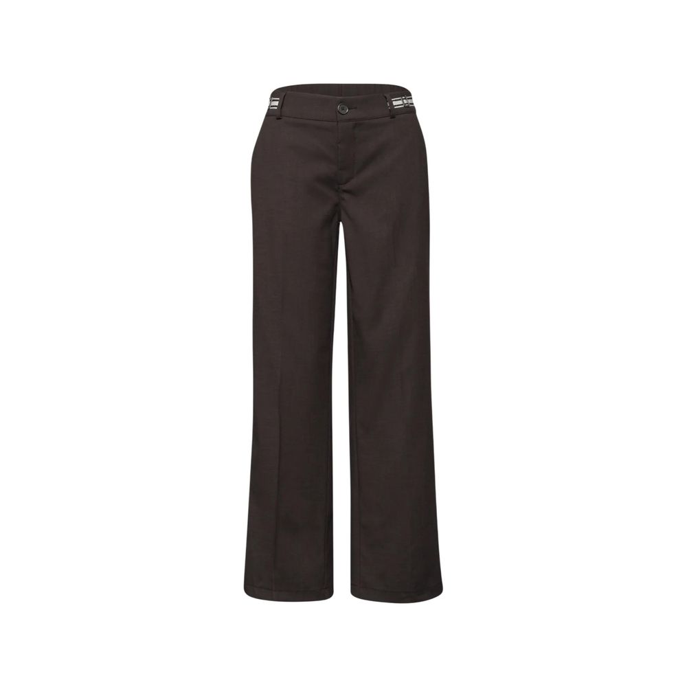 Street One Braune Viskose-Freizeithose
