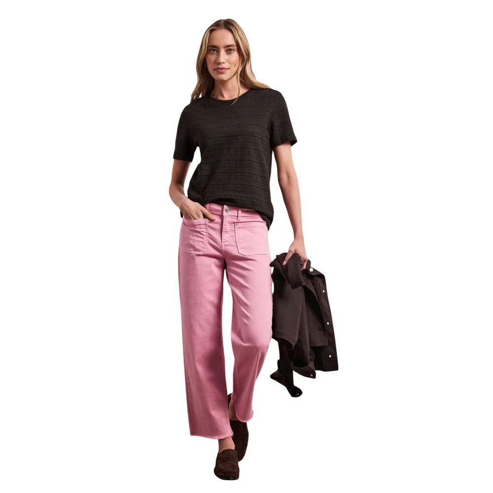 Street One Braunes Baumwoll-T-Shirt