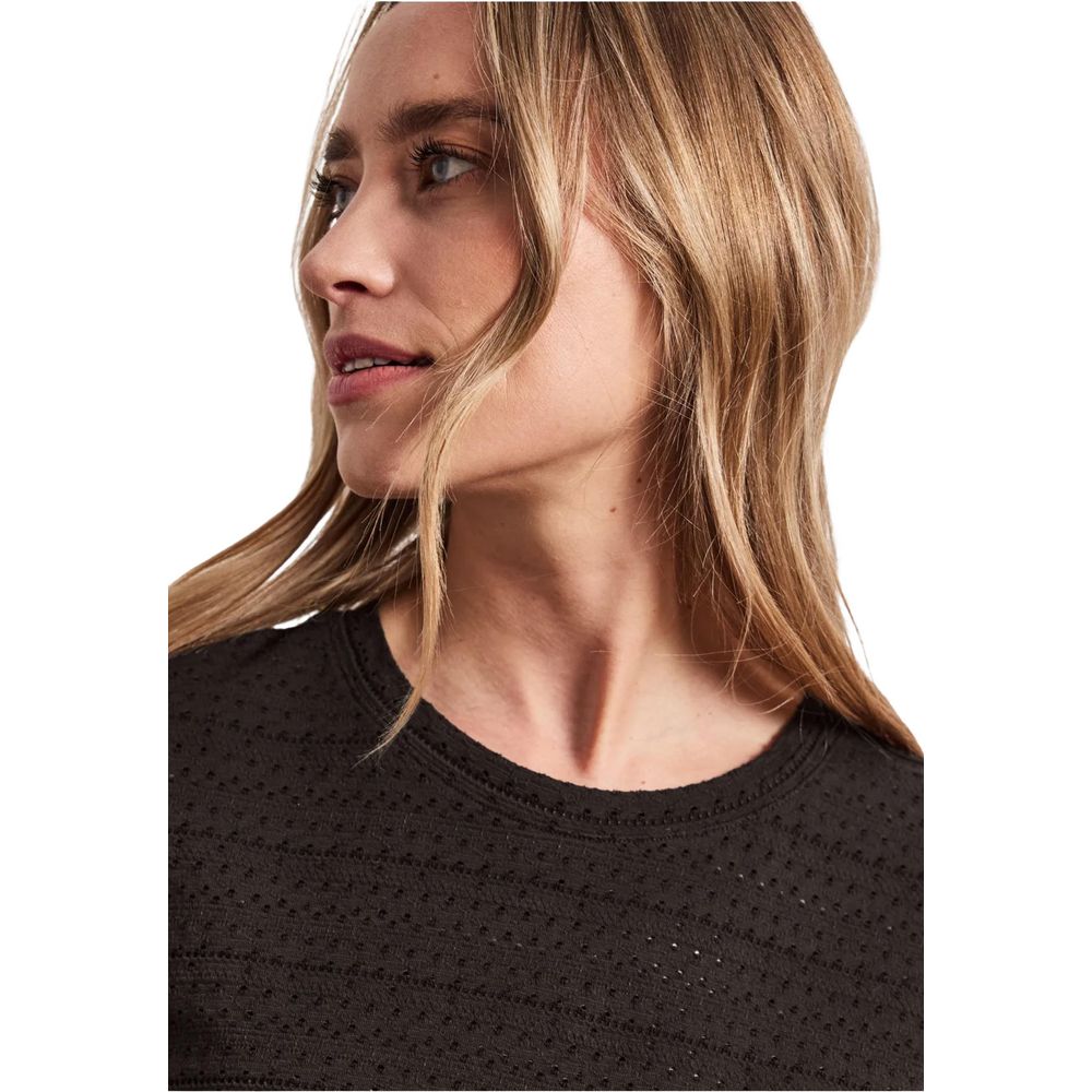 Street One Braunes Baumwoll-T-Shirt