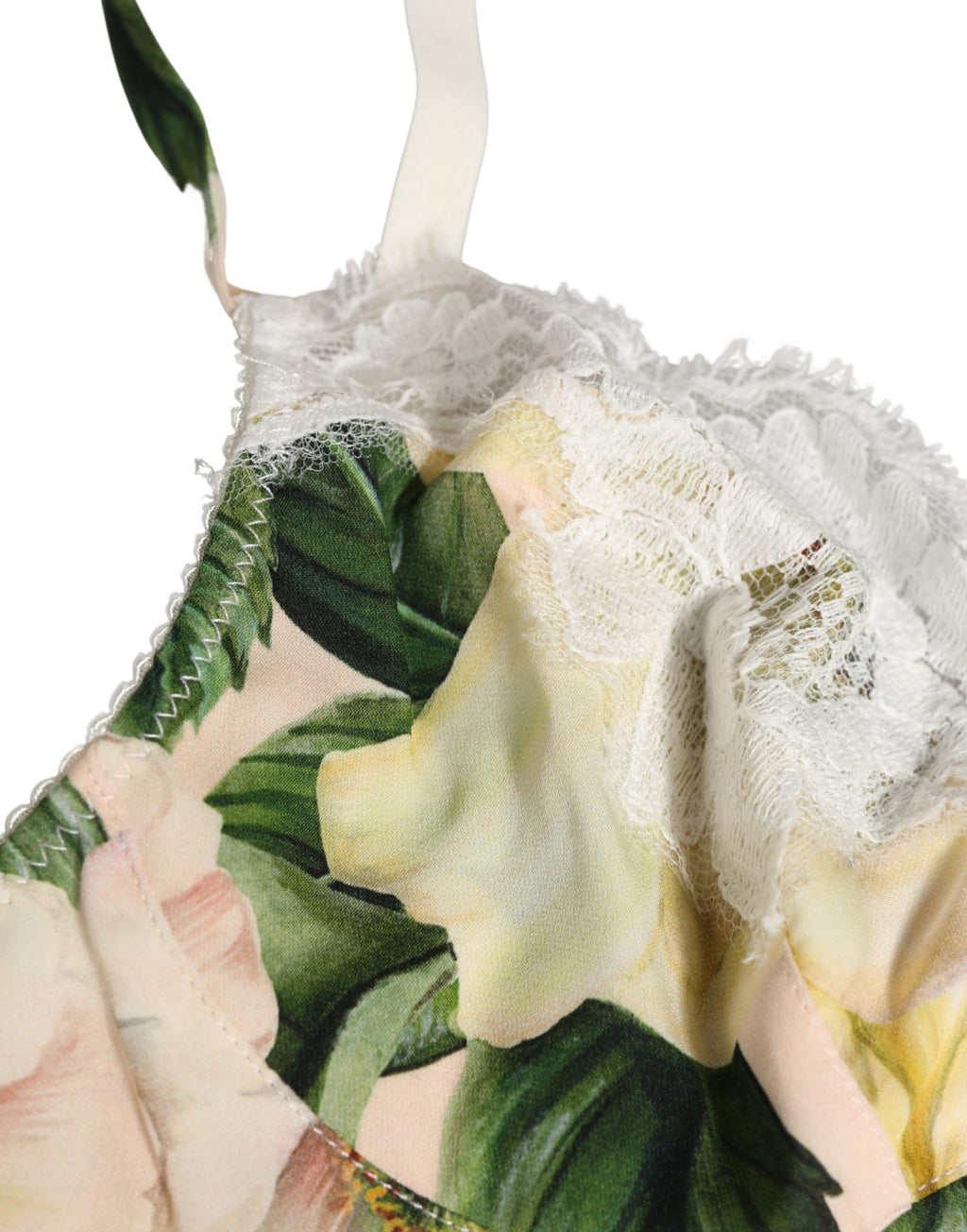 Dolce & Gabbana Multicolor Floral Print Soft Cup Bra Unterwäsche