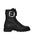 Jimmy Choo Schwarze Leder-Stiefeletten