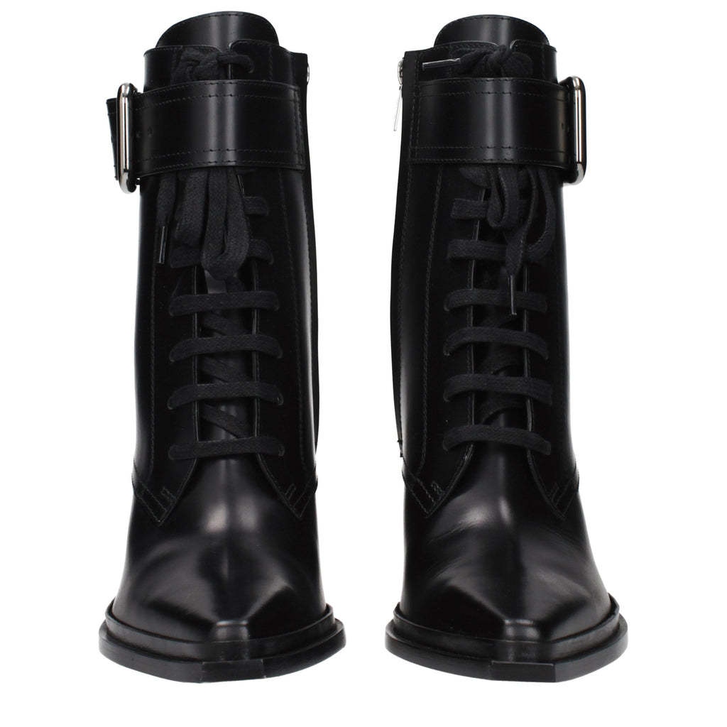 Jimmy Choo Schwarze Leder-Stiefeletten