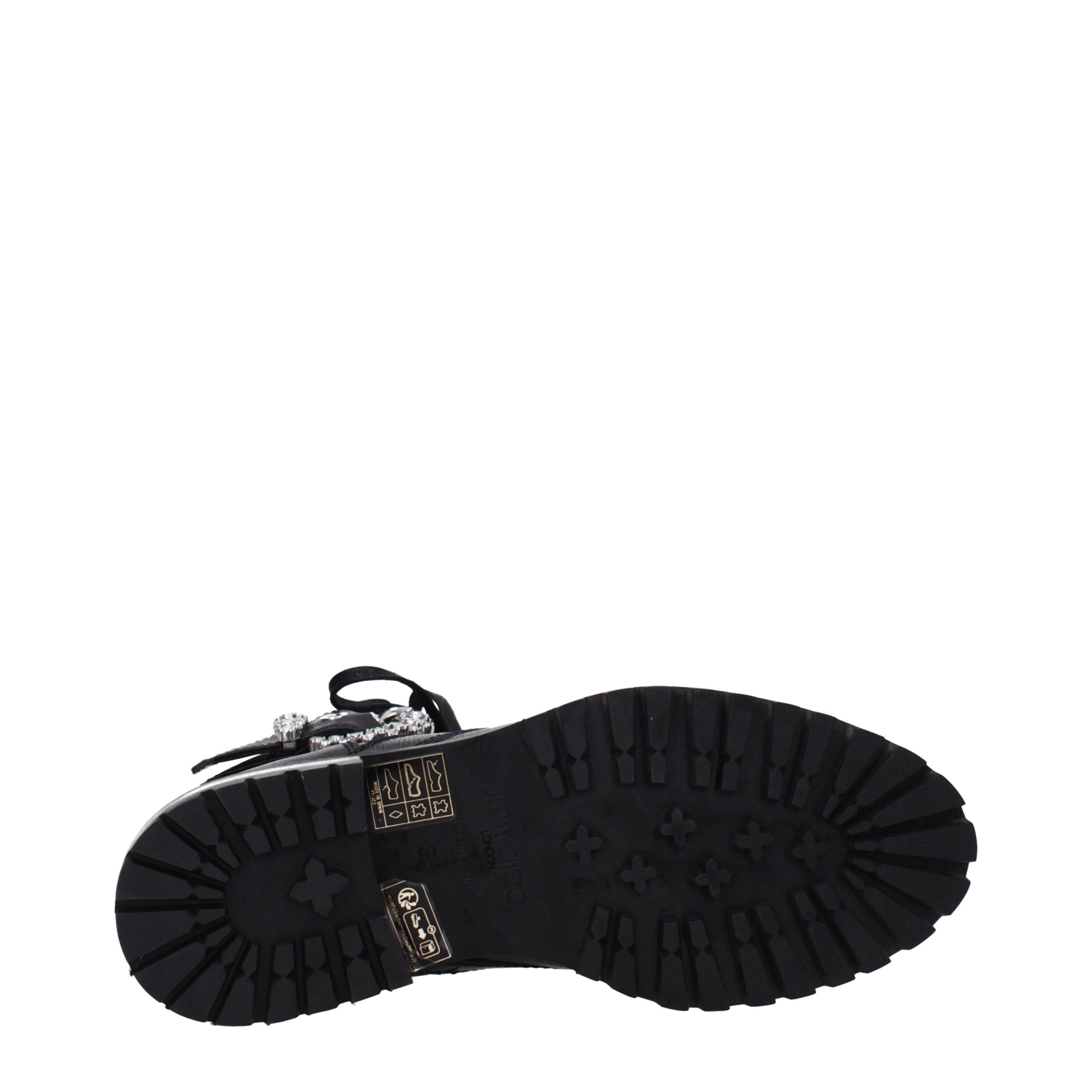 Jimmy Choo Schwarze Leder-Stiefeletten
