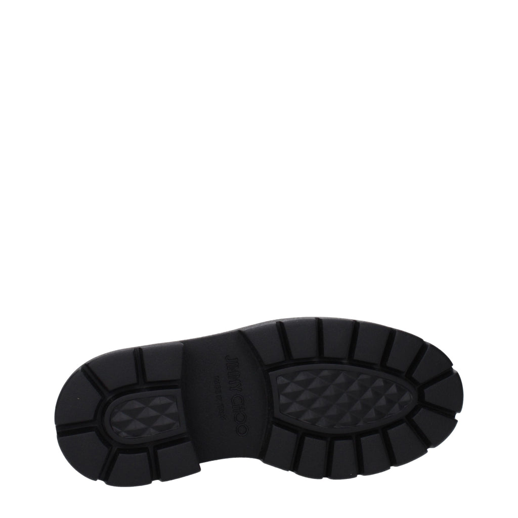 Jimmy Choo Schwarze Leder-Stiefeletten