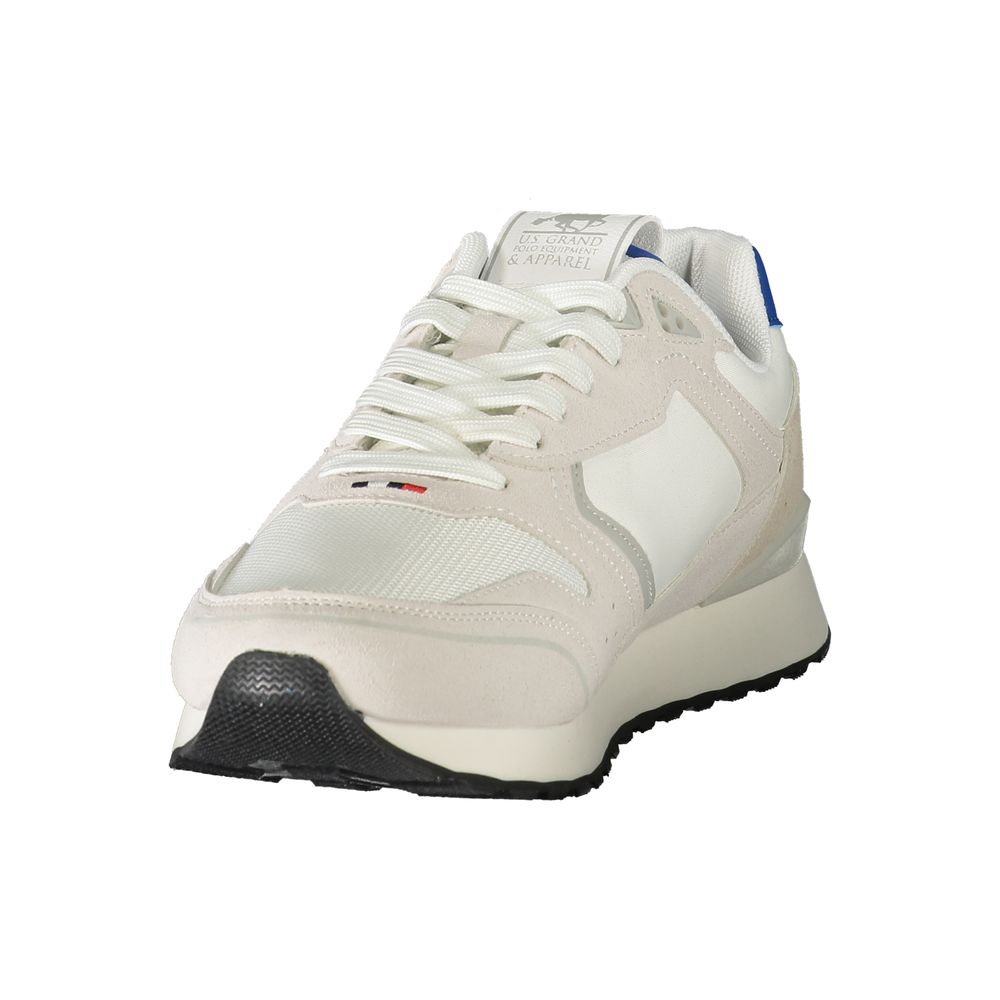 U.S. Grand Weiße Herren-Sneaker aus Polyester