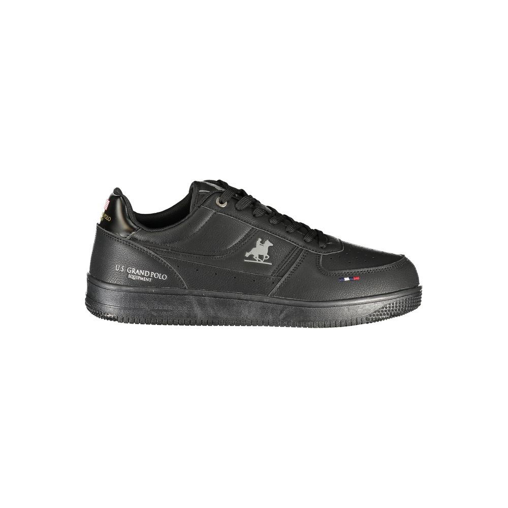 U.S. Grand Men's Black Polyurethane Sneakers