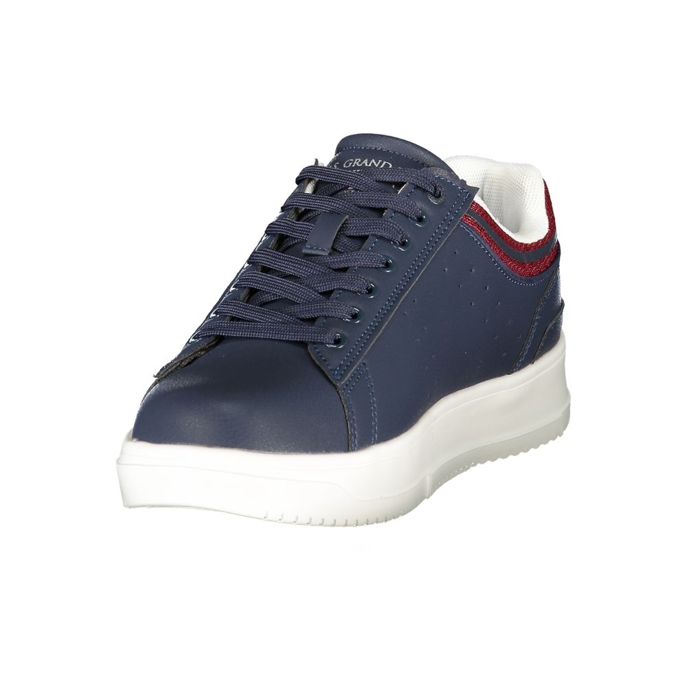 U.S. Grand Blauer Sneaker aus Polyurethan für Herren