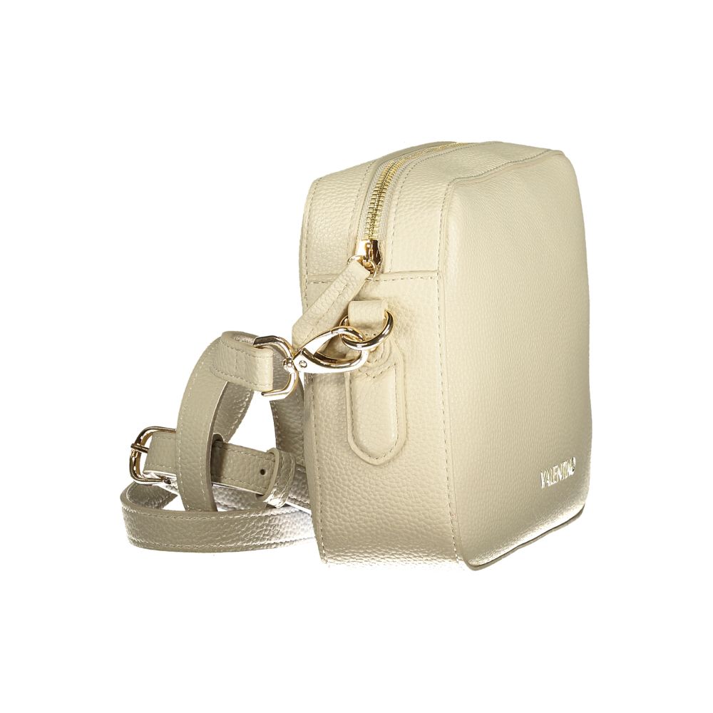 Mario Valentino Beige Polyurethane Damen Handtasche