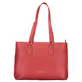 Mario Valentino Rote Damen-Schultertasche aus Polyurethan