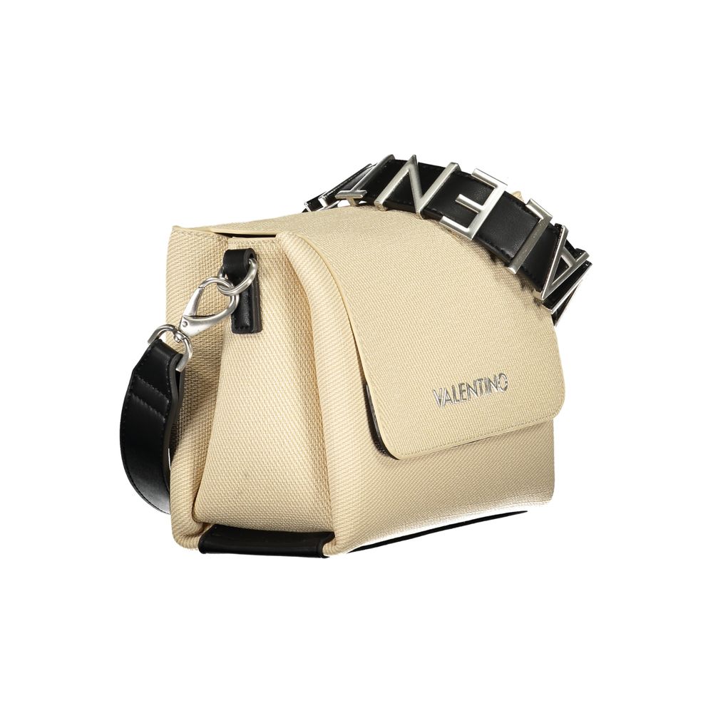 Mario Valentino Beige Polyurethane Damen Handtasche