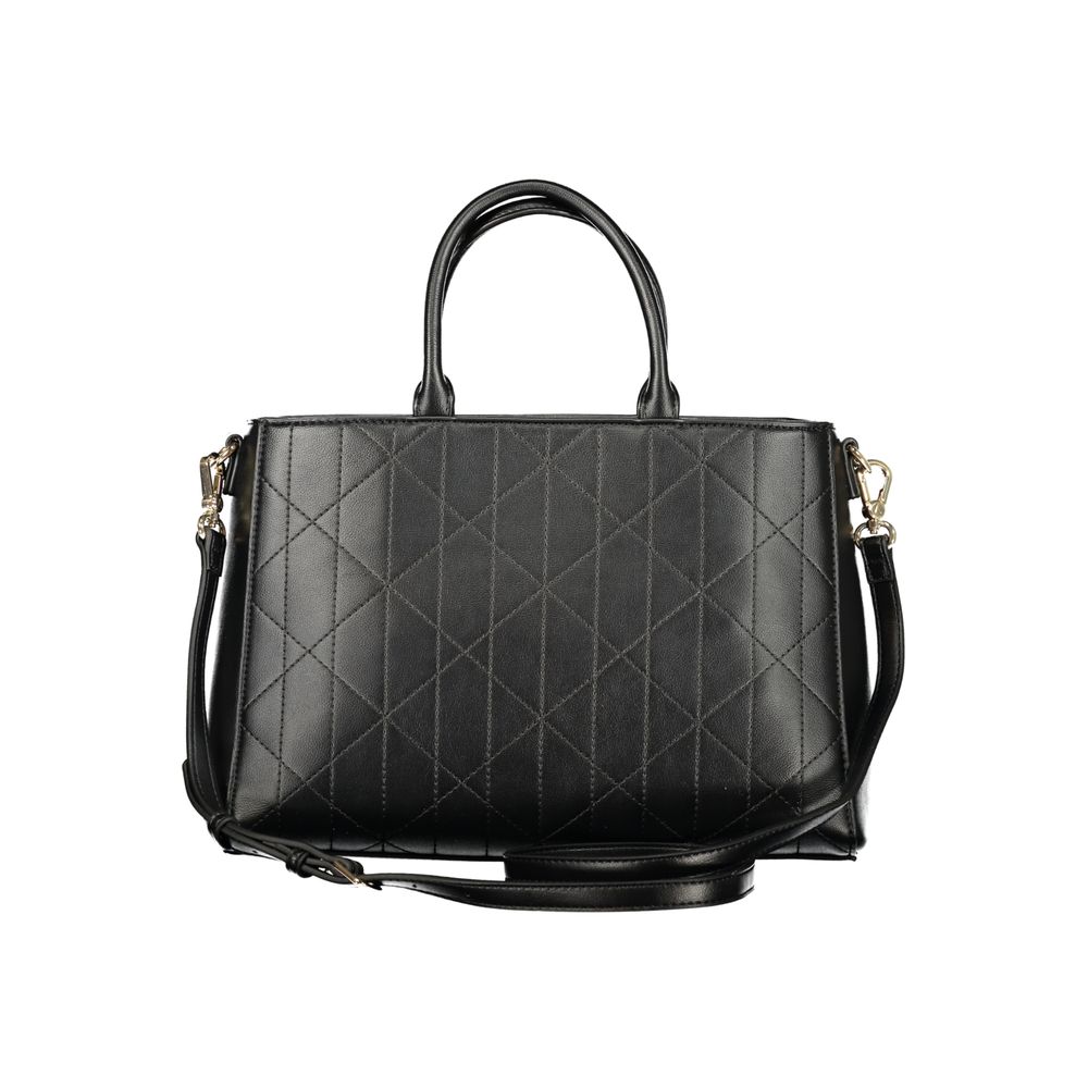 Mario Valentino Valentino Bags Damen-Handtasche aus schwarzem Polyurethan