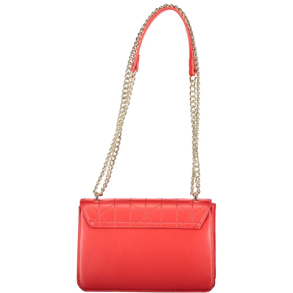 Mario Valentino Rote Damen-Tasche aus Polyurethan