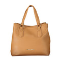 Mario Valentino Braune Damenhandtasche aus Polyurethan