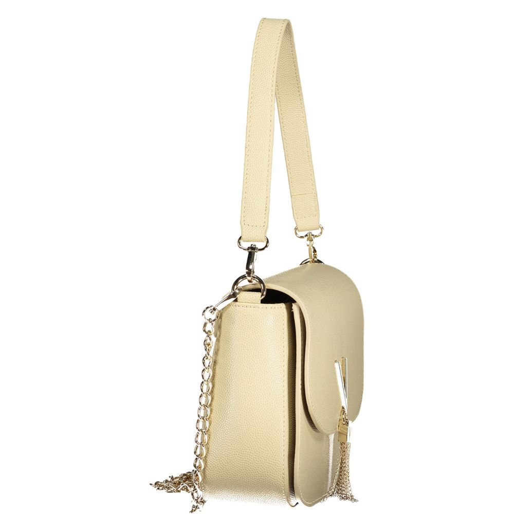Mario Valentino Beige Polyurethane Damen Handtasche