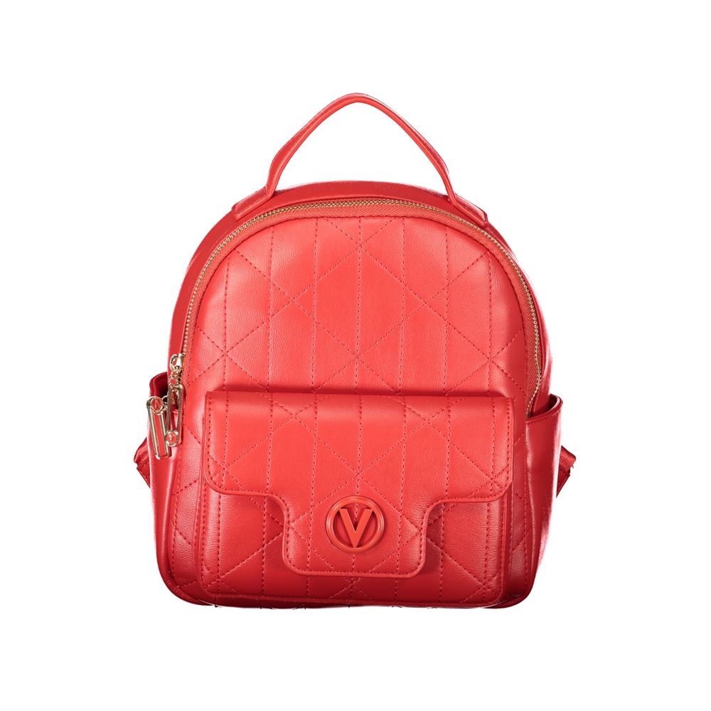 Mario Valentino Roter Rucksack aus Polyurethan für Damen