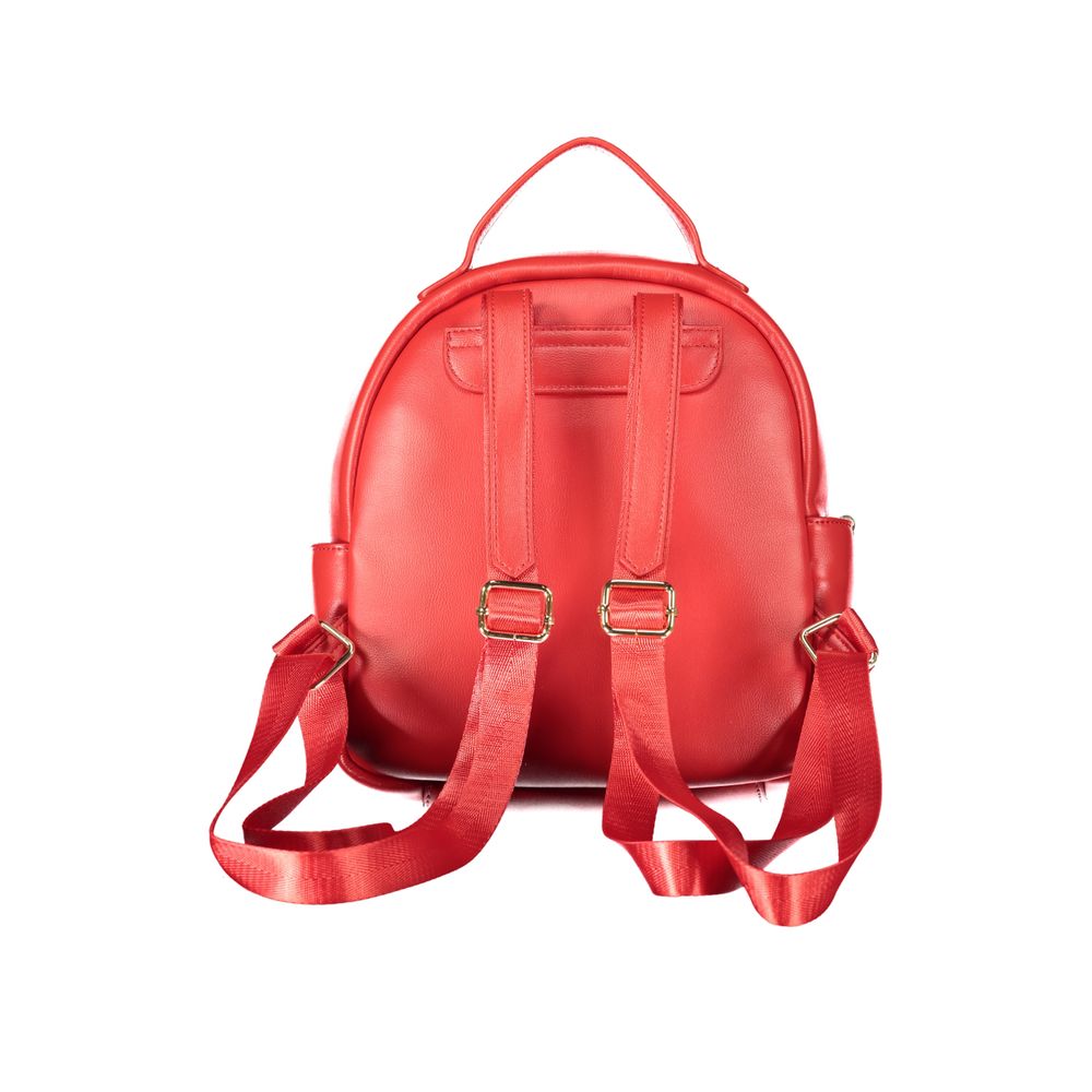Mario Valentino red polyethylene backpack