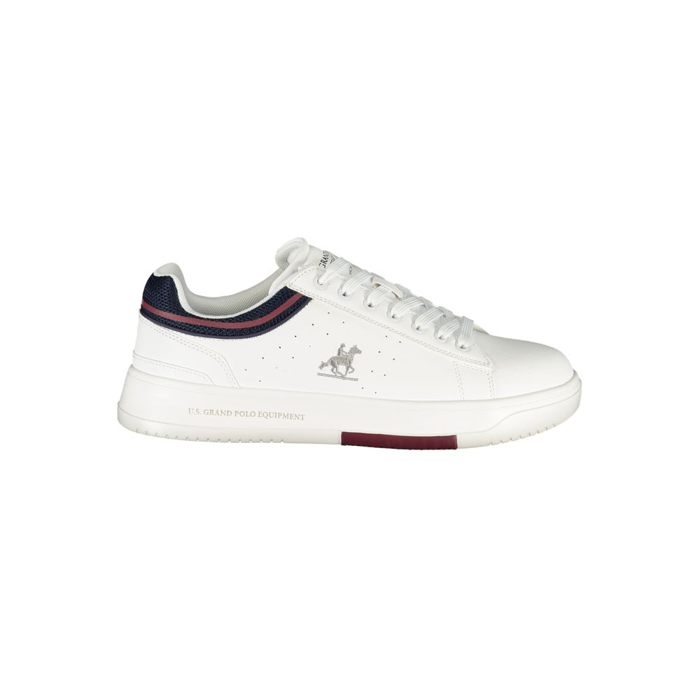 U.S. Grand Men's White Polyurethane Sneakers