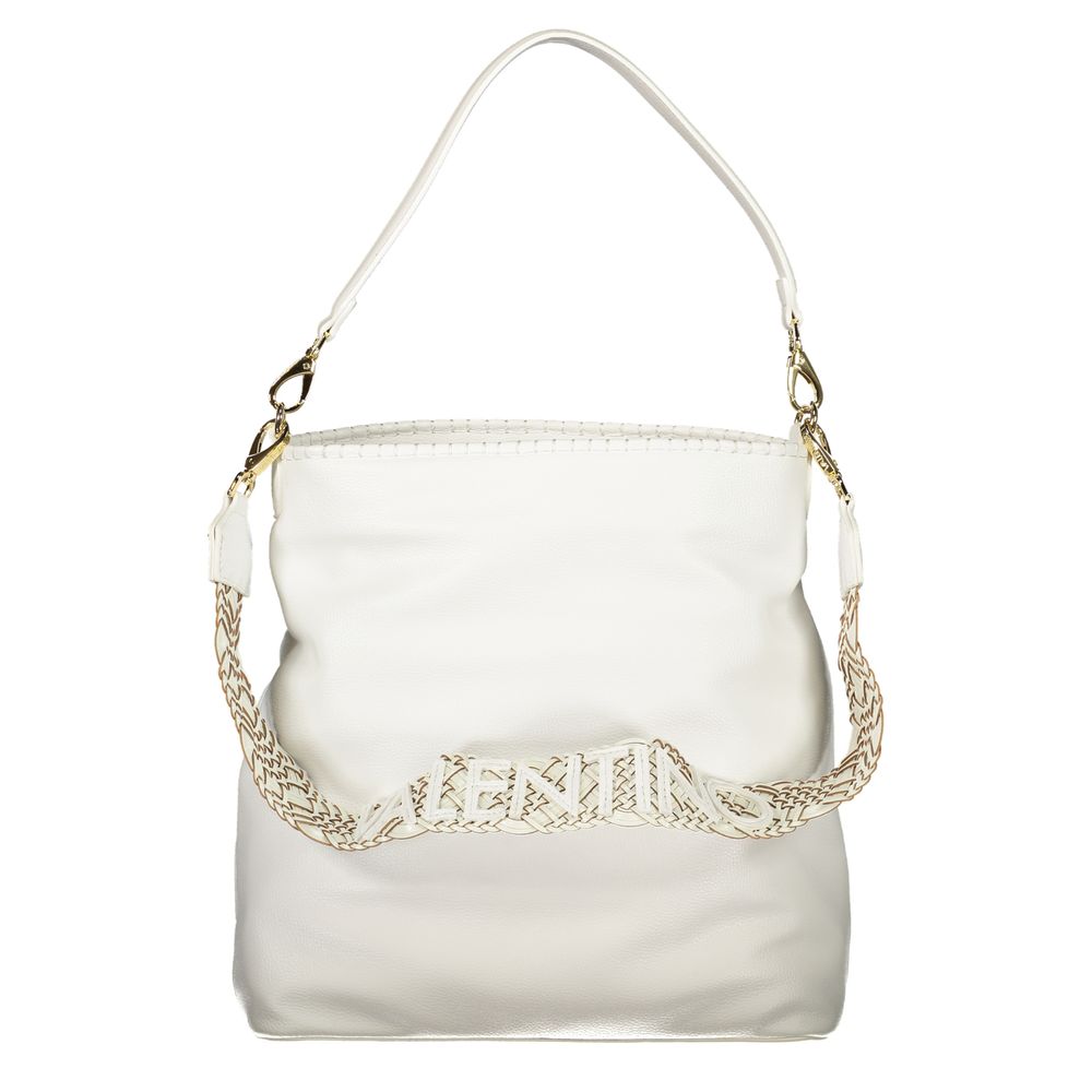 Mario Valentino Women's White Polyurethane Handbag
