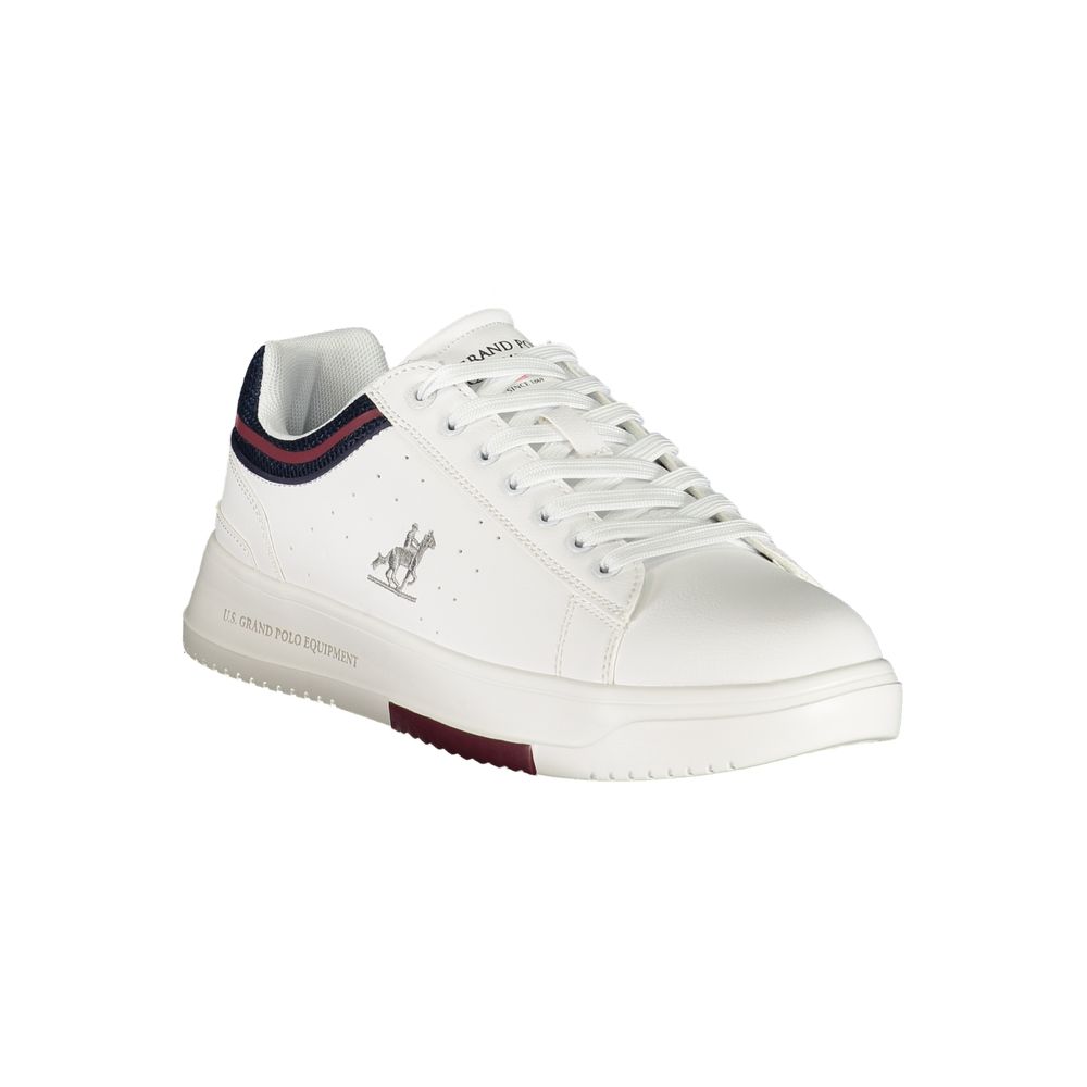 U.S. Grand Men's White Polyurethane Sneakers