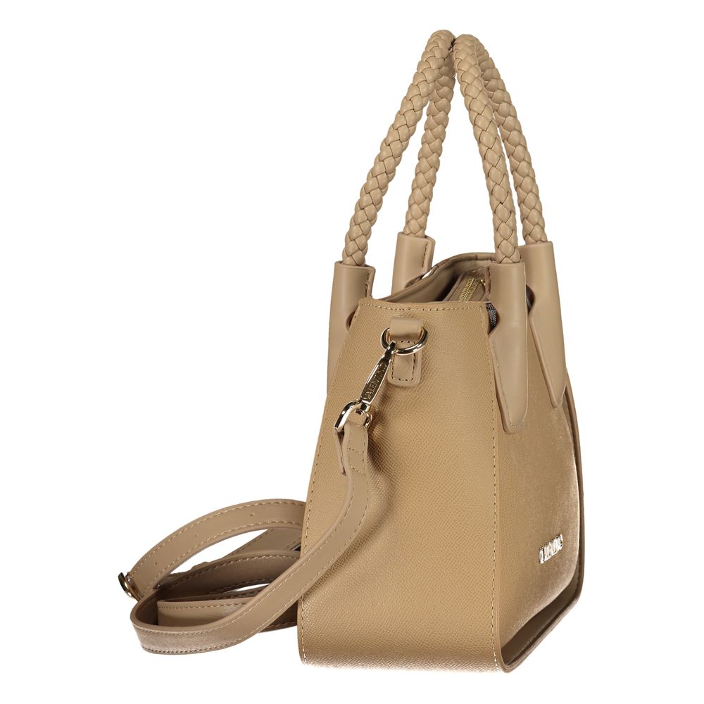Mario Valentino Beige Polyurethane Damen Handtasche