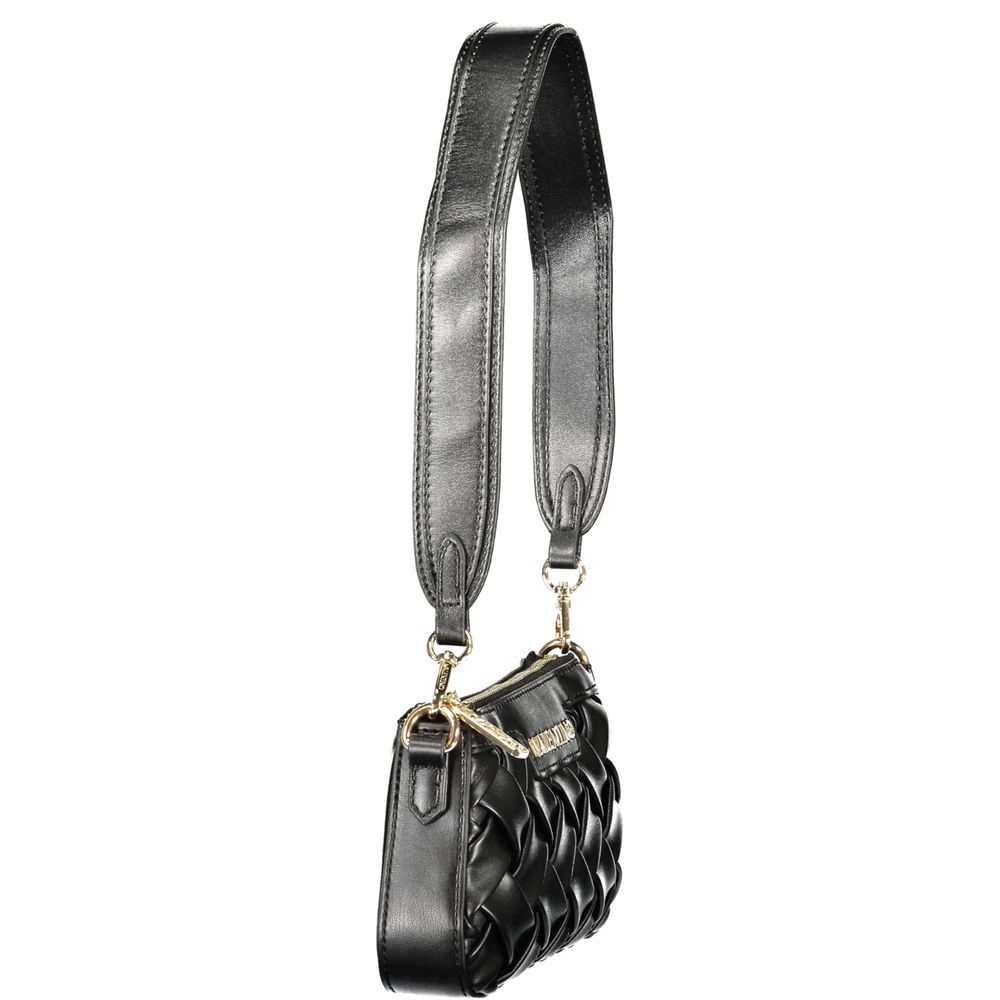Mario Valentino Nero Polyurethane Damenhandtasche