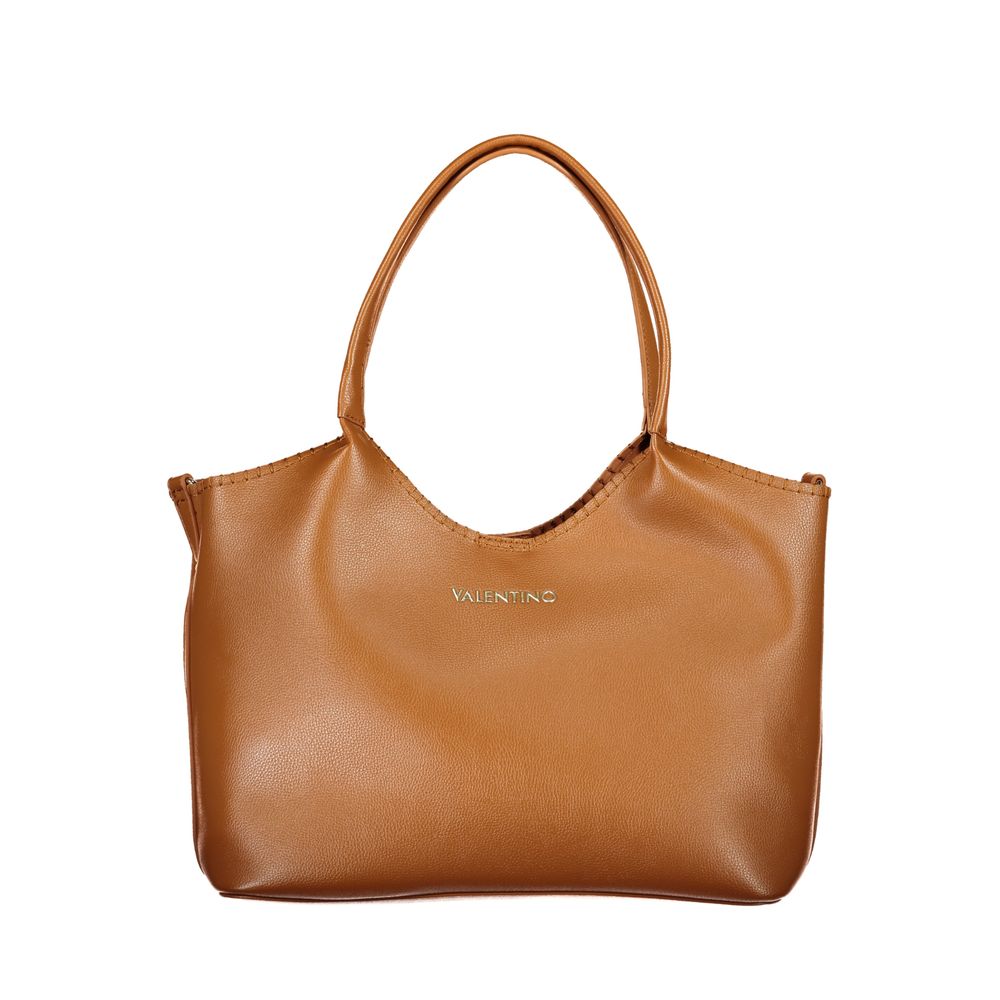 Mario Valentino Braune Handtasche aus Polyethylen