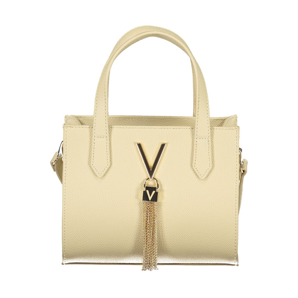 Mario Valentino Beige Polyurethane Damen Handtasche