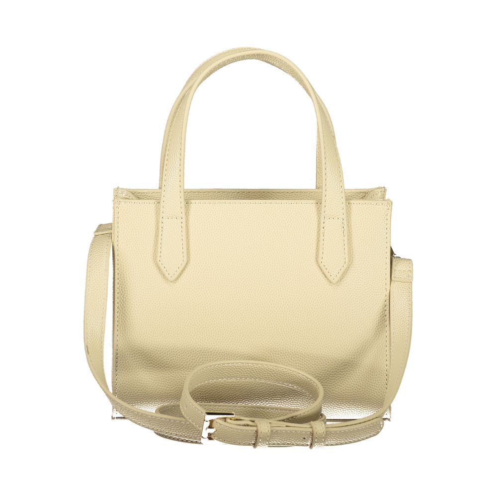 Mario Valentino Beige Polyurethane Damen Handtasche
