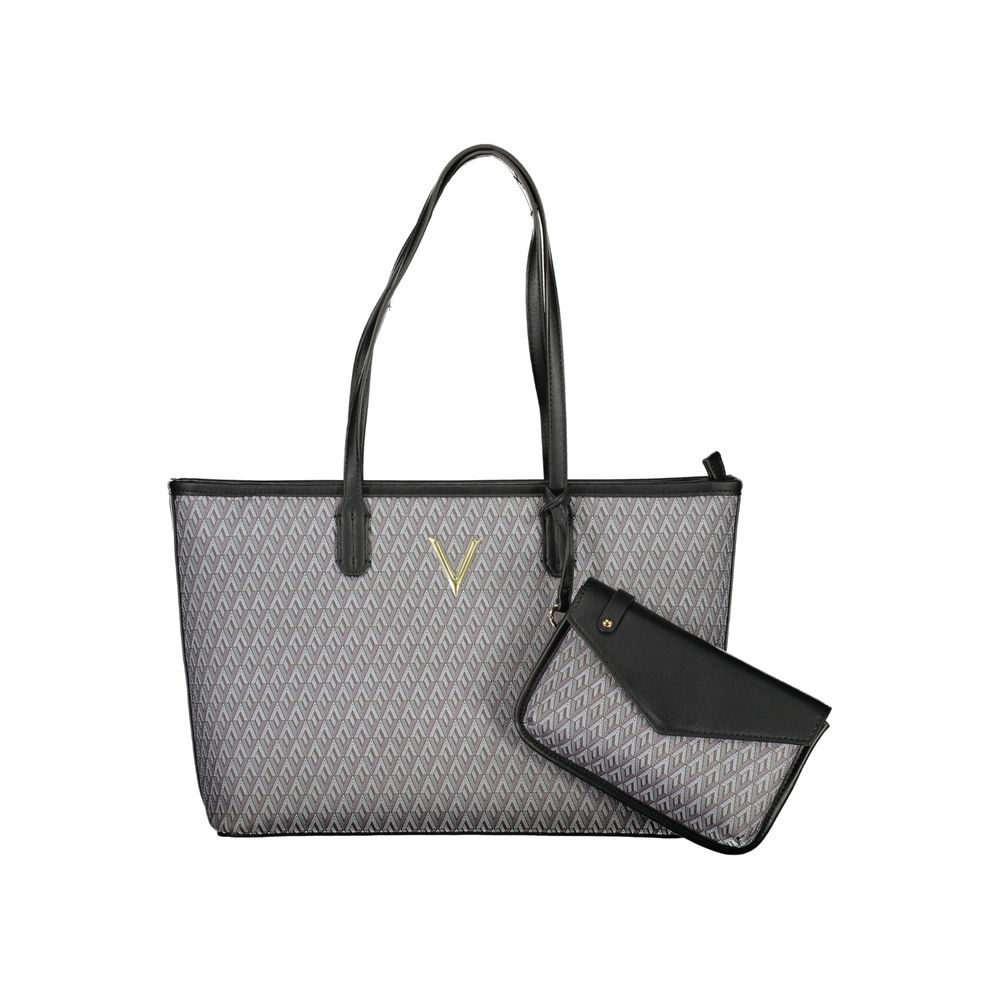 Mario Valentino Black Polyurethane Women's Handbag