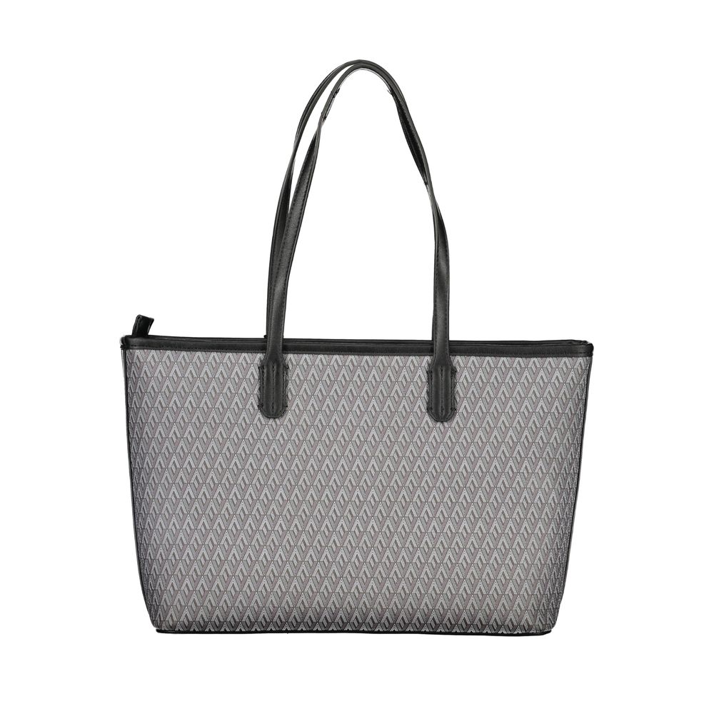 Mario Valentino Black Polyurethane Women's Handbag
