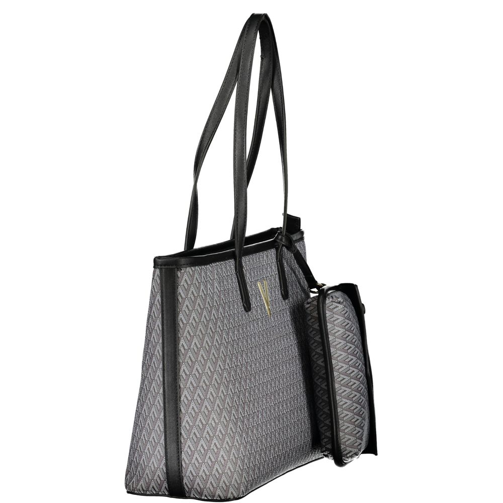 Mario Valentino Black Polyurethane Women's Handbag